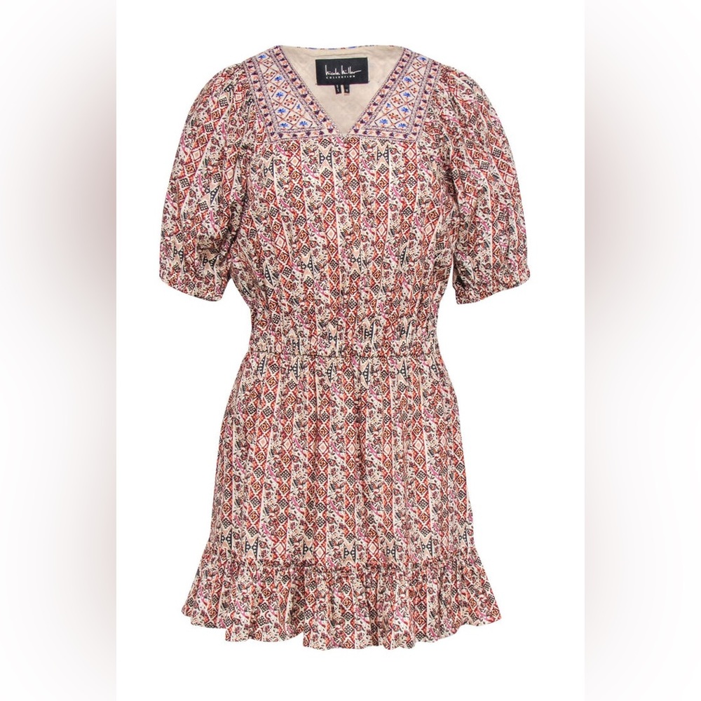 Nicole miller Partridge V-neck mini dress
